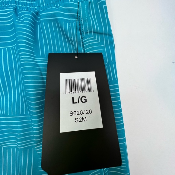 SPYDER MEN'S SWIMSUIT OR WORKOUT SHORTS TURQUOISE, LARGE W/2 POCKTS ON THE SIDE - Picture 14 of 16